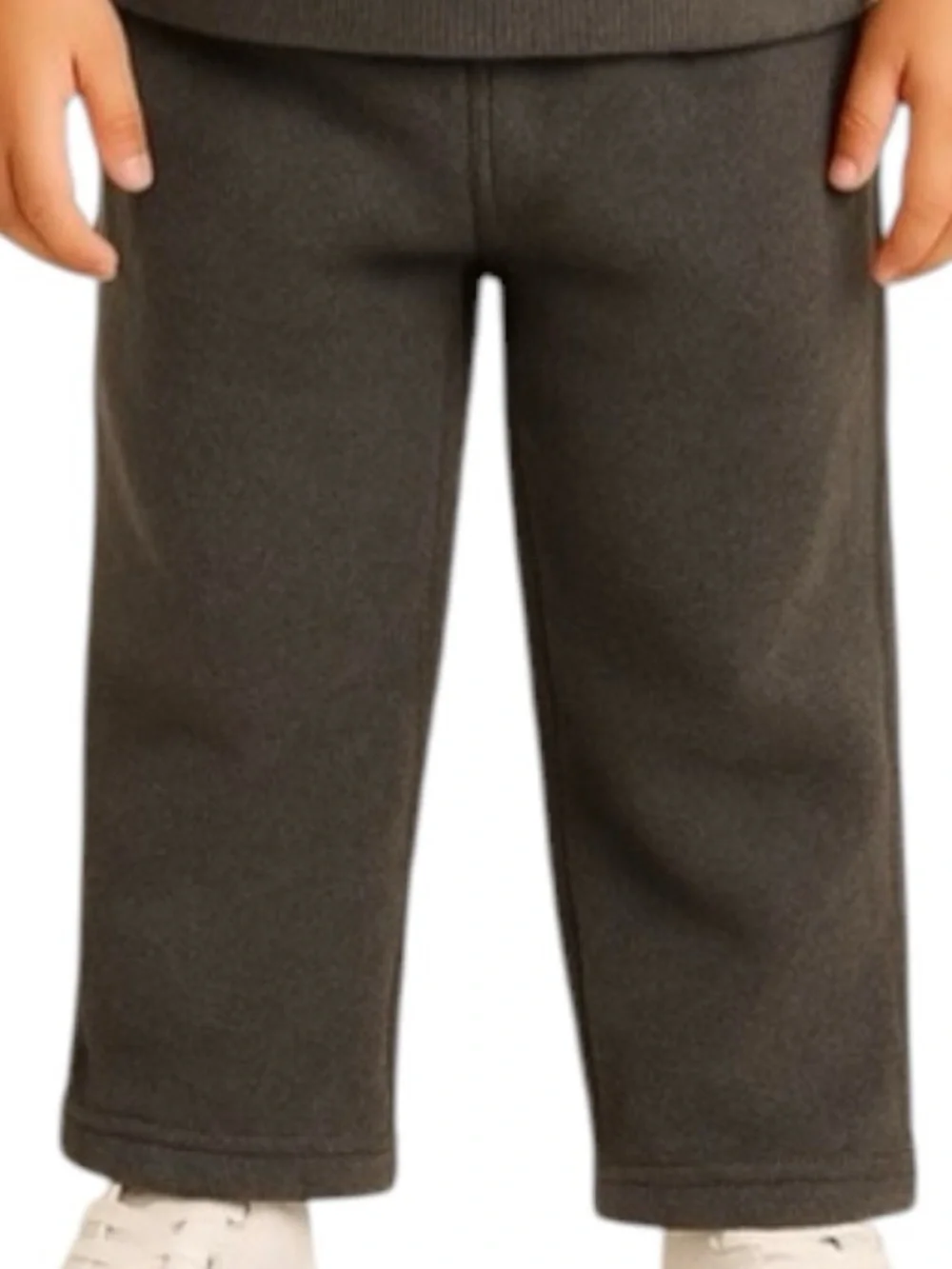 The Children’s Place Boys Gray Fleece Pull-On Sweatpants XS 4